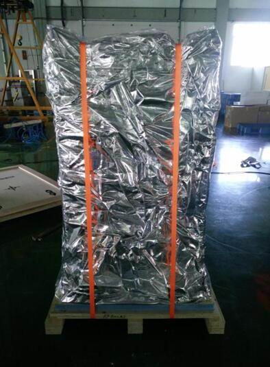 铝膜抽真空+紧绳器固定